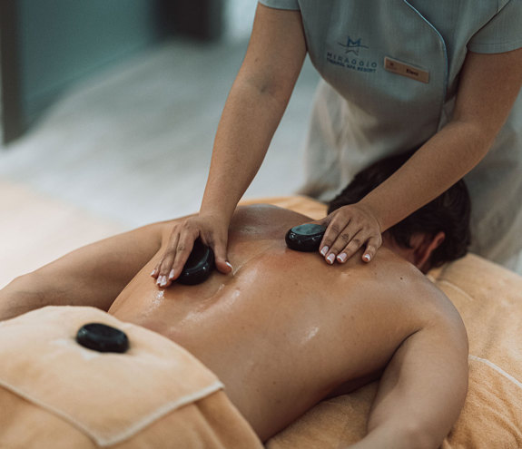 Myrthia Thermal Spa massage session