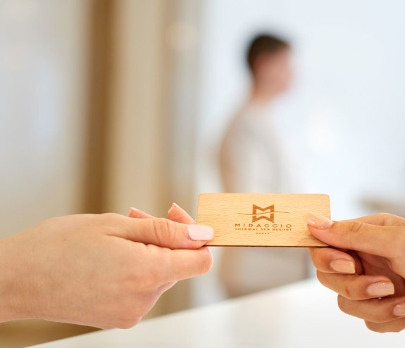 Miraggio reception card